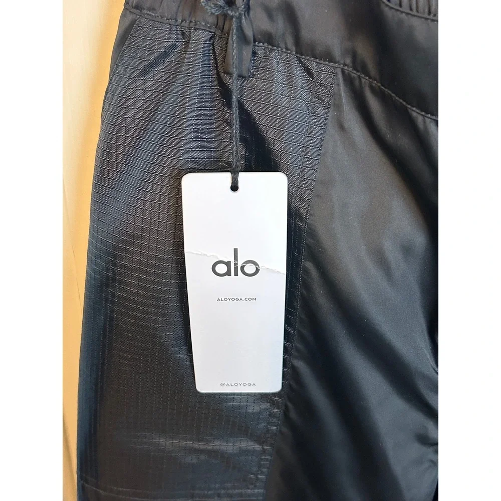 Alo Yoga Black Blaze Trouser Pant Womens Size M NEW